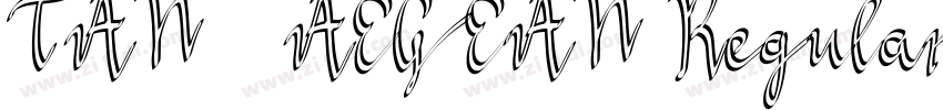 TAN   AEGEAN Regular字体转换